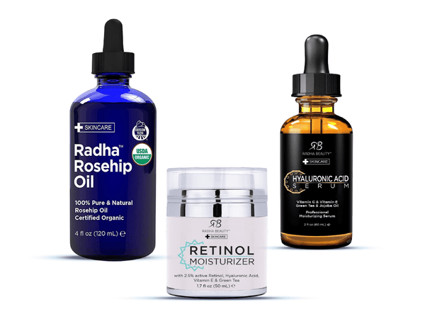 Retinol + Hyruauronic  Acid + Rosehip Oil