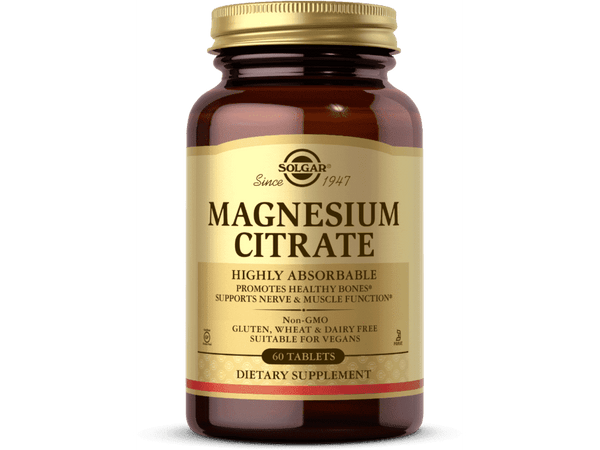 Magnesium Citrate Tablets, SOLGAR
