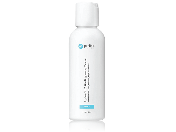 Hydro-Glo Face Cleanser for Women and Men, Hydrating Facial Cleanser with Kojic Acid for Glowing Skin, 4 fl. oz (120mL) - Perfect Image